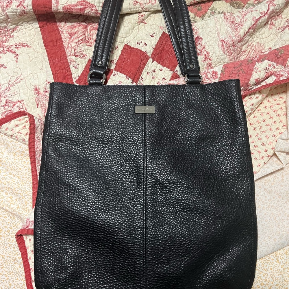 Cole Hann Black Leather Purse / Handbag / Shoulder Bag EUC